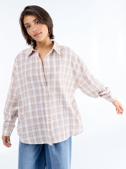 Camisa xadrez - Kiabi