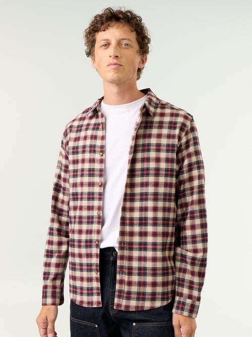 Camisa xadrez - Kiabi