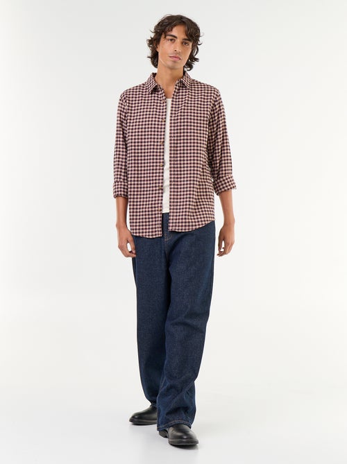 Camisa xadrez - Kiabi