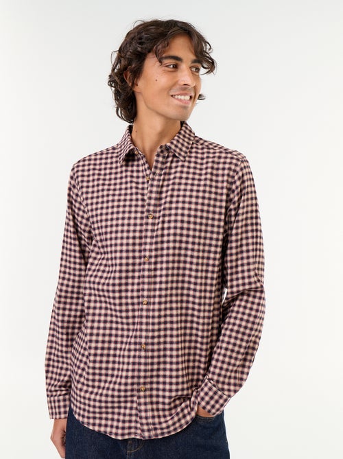 Camisa xadrez - Kiabi
