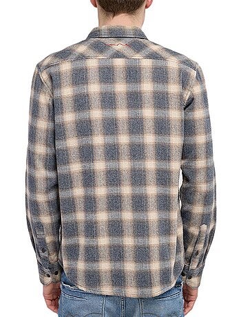 Camisa Xadrez Cinzenta para Homem Teddy Smith 10716621D