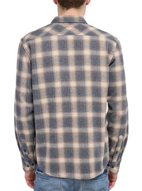 Camisa Xadrez Cinzenta para Homem Teddy Smith 10716621D - Kiabi Camisa Xadrez Cinzenta para Homem Teddy Smith 10716621D - Kiabi