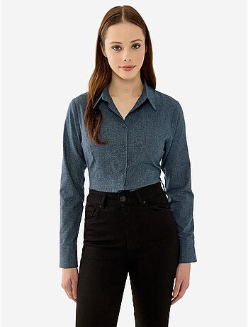 Camisa xadrez com botões slim fit hiccup