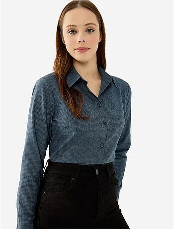 Camisa xadrez com botões slim fit hiccup