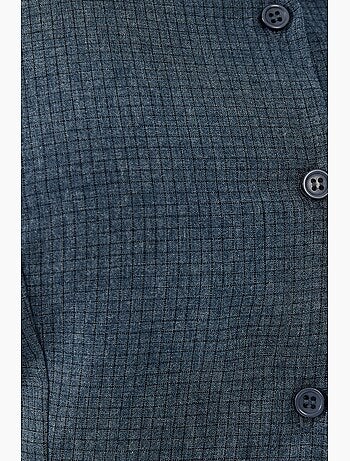 Camisa xadrez com botões slim fit hiccup