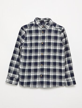 Camisa xadrez de flanela