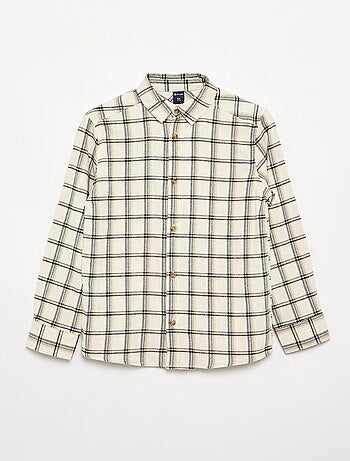 Camisa xadrez de flanela