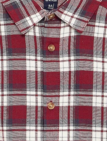 Camisa xadrez de flanela