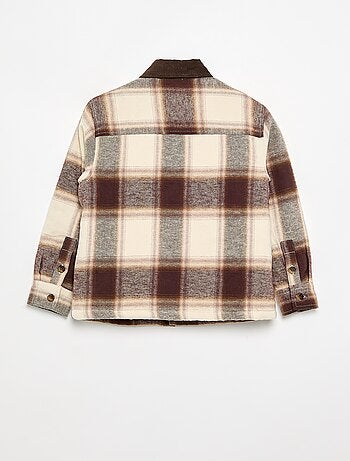 Camisa xadrez forrada