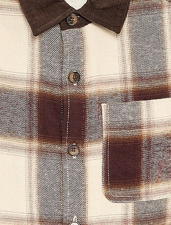 Camisa xadrez forrada