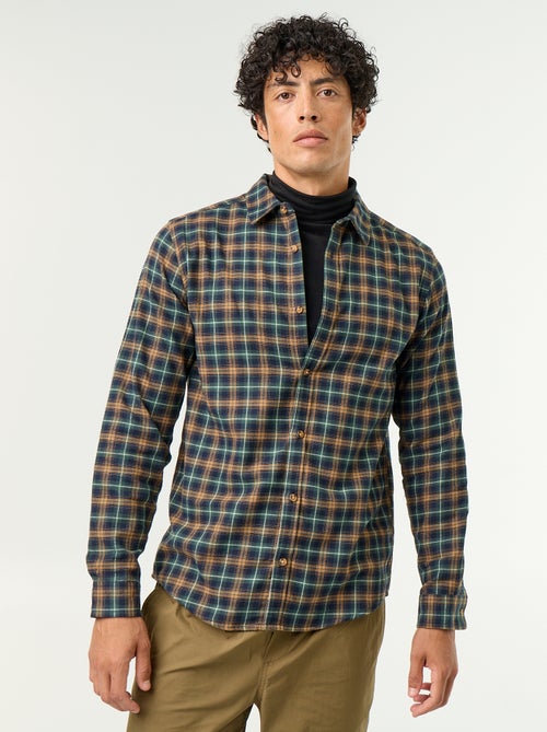 Camisa xadrez - Kiabi