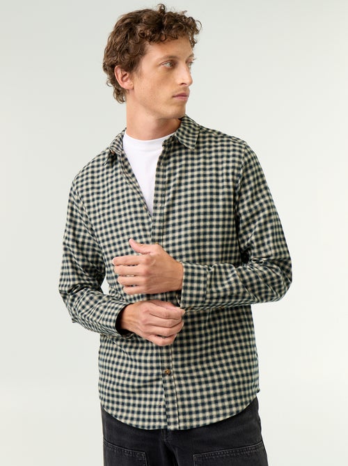 Camisa xadrez - Kiabi