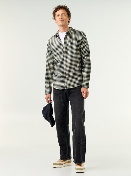 Camisa xadrez - Kiabi