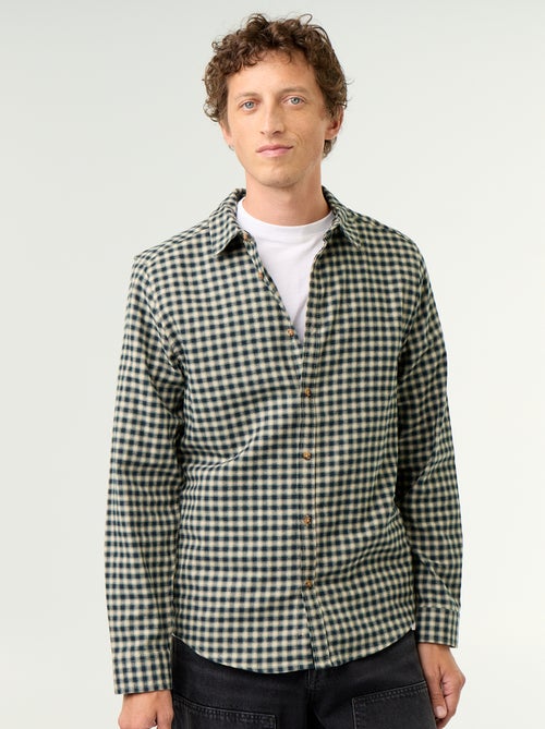 Camisa xadrez - Kiabi