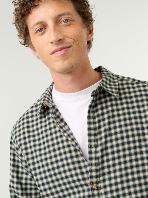Camisa xadrez - Kiabi