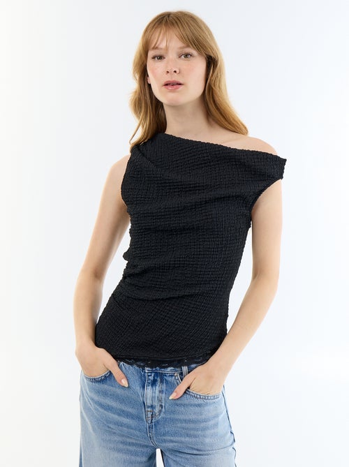 Camiseiro com cavas americanas - Kiabi