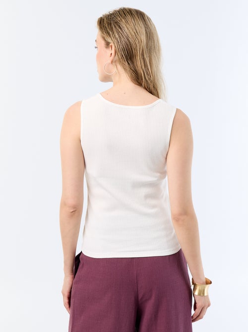 Camiseiro sem mangas - Kiabi