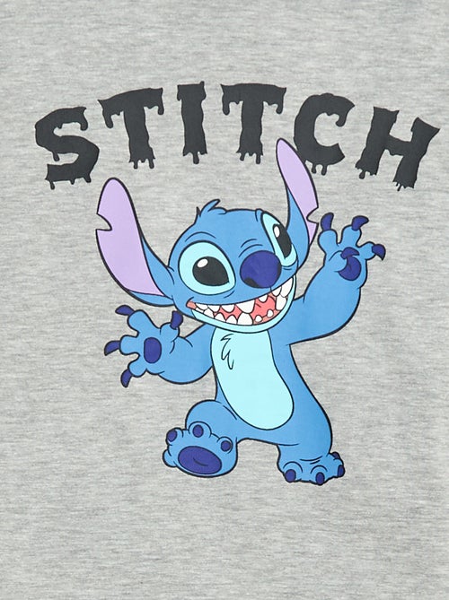 Camiseta com capuz 'Stitch' - Kiabi