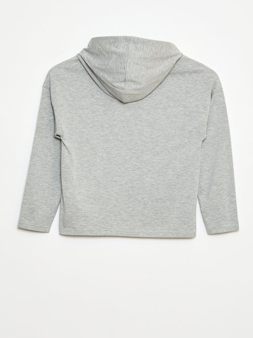 Camiseta com capuz 'Stitch' - Kiabi