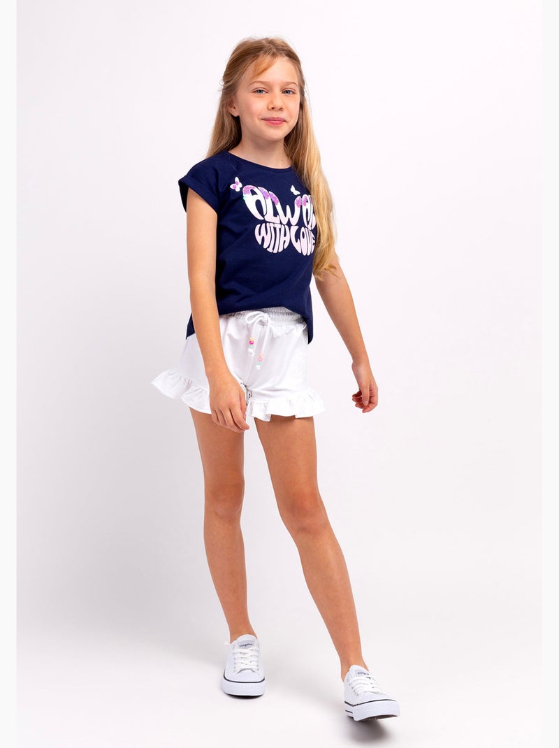 Camiseta conguitos Azul-marinho - Kiabi