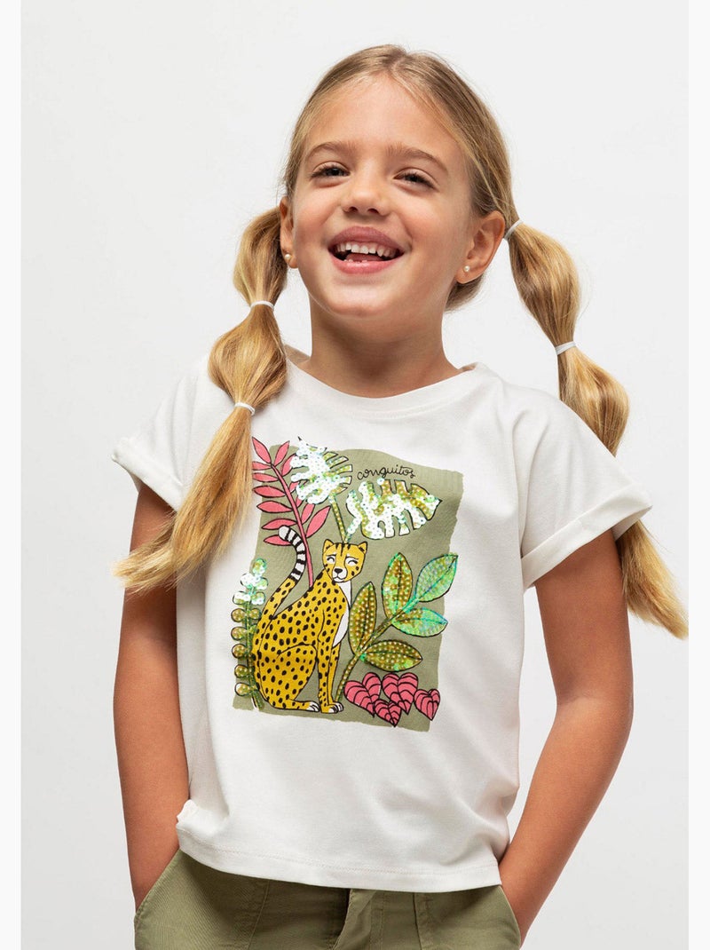 Camiseta conguitos Branco - Kiabi