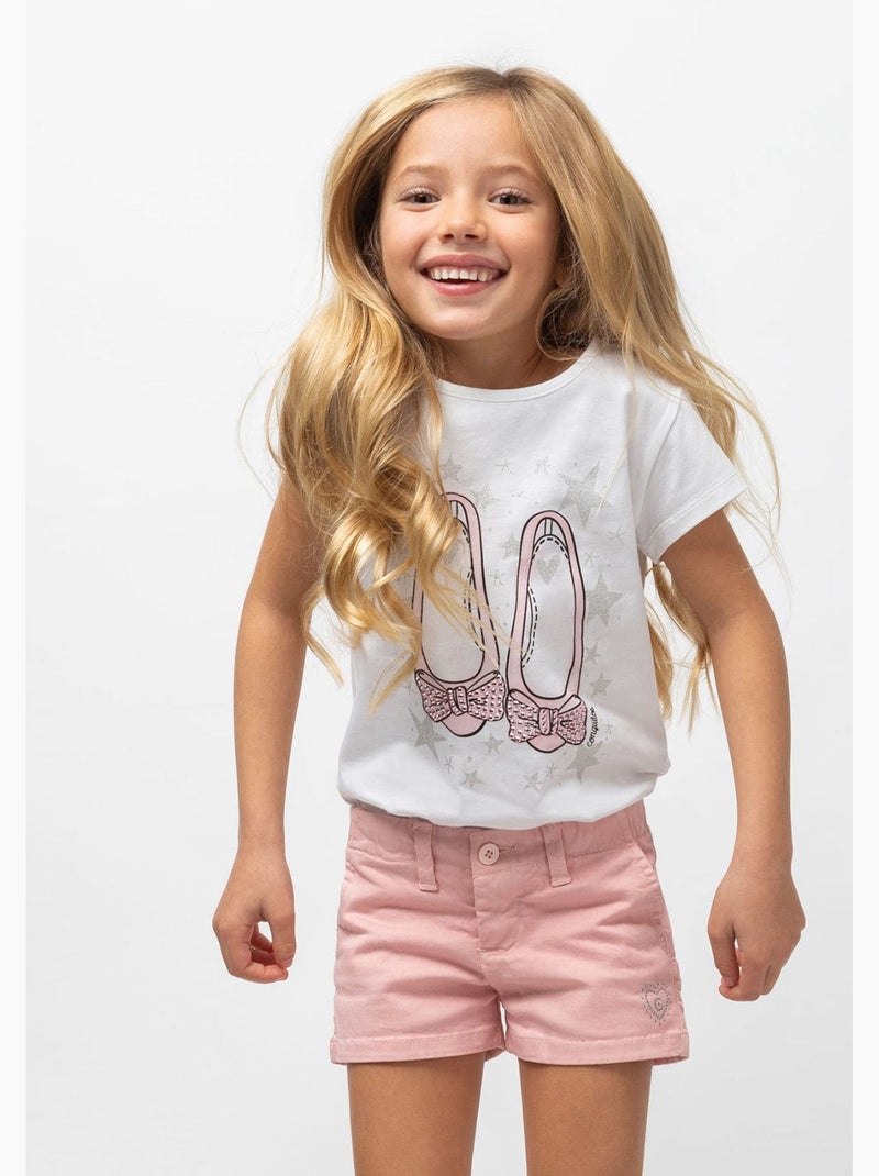 Camiseta conguitos Branco - Kiabi