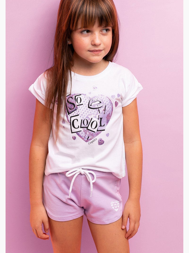 Camiseta conguitos Branco - Kiabi
