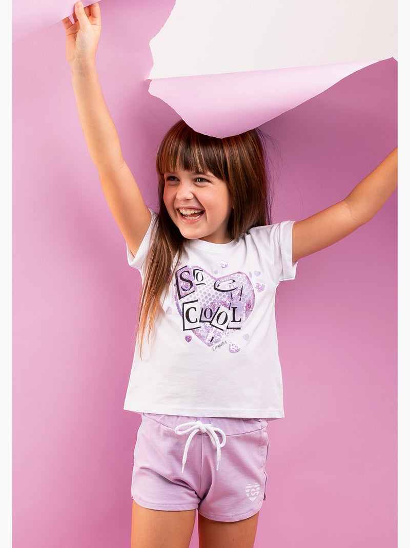 Camiseta conguitos Branco - Kiabi