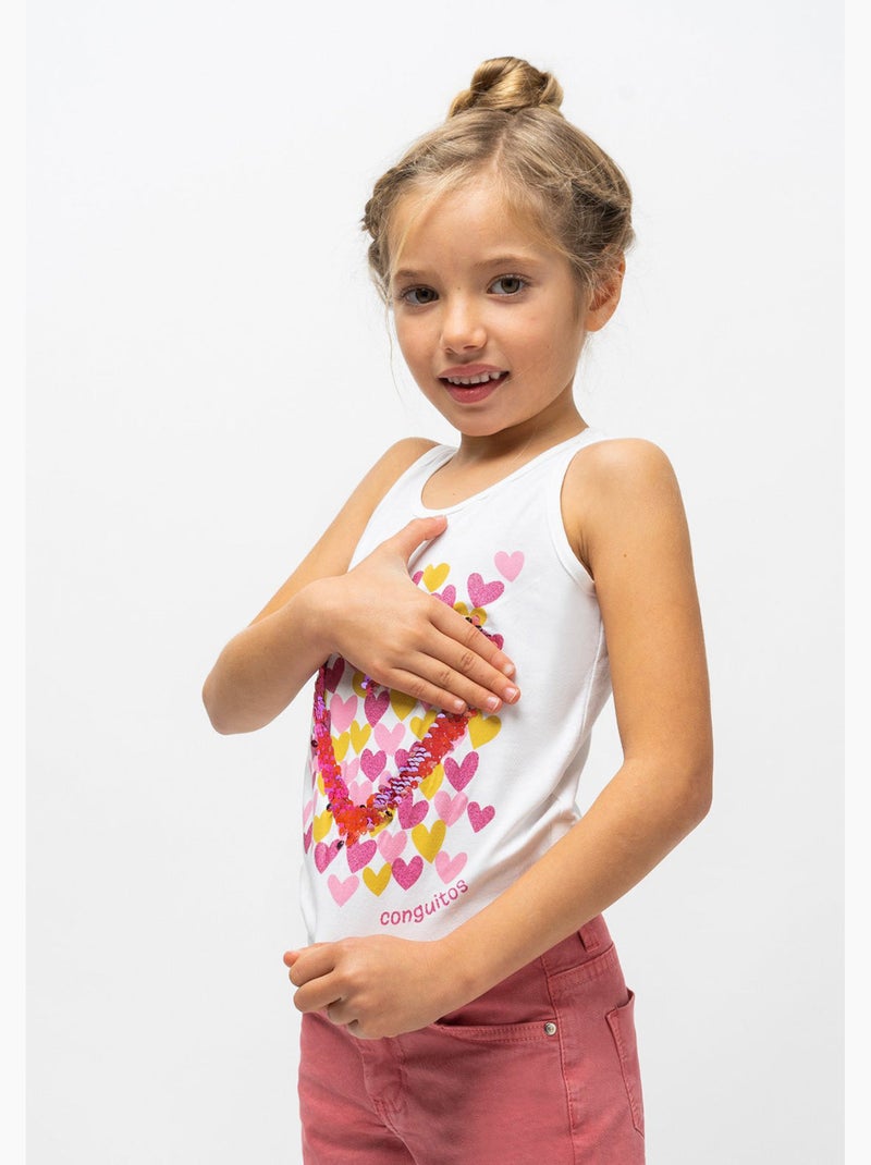Camiseta conguitos Branco - Kiabi