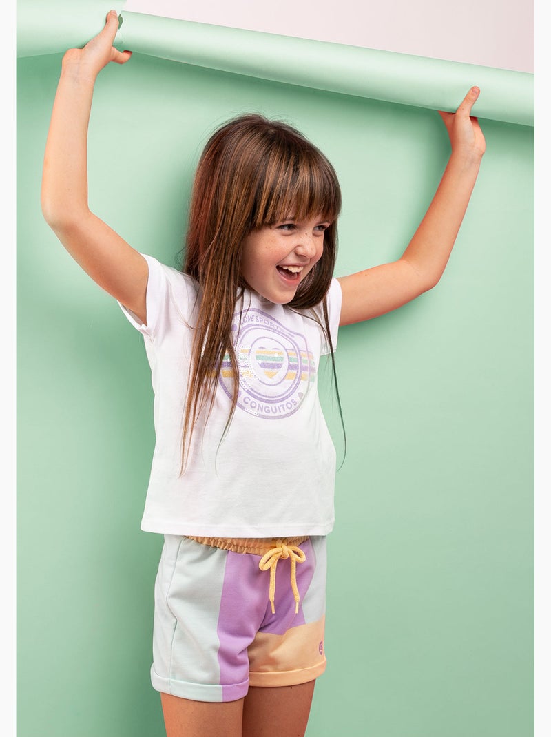 Camiseta conguitos Branco - Kiabi
