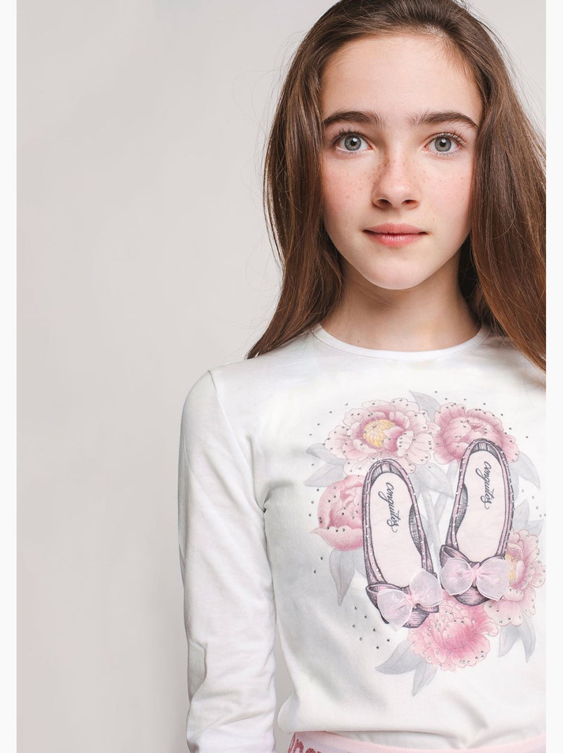 Camiseta conguitos Branco - Kiabi