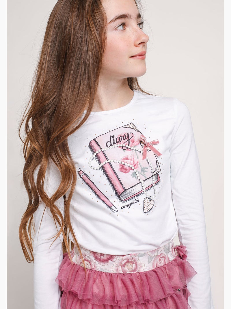 Camiseta conguitos Branco - Kiabi