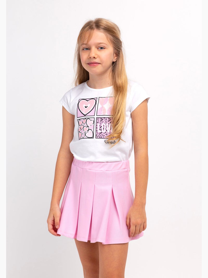 Camiseta conguitos Branco - Kiabi