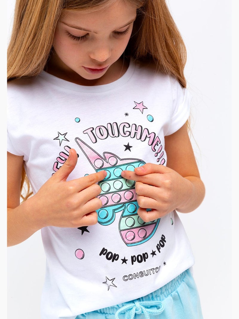 Camiseta conguitos Branco - Kiabi
