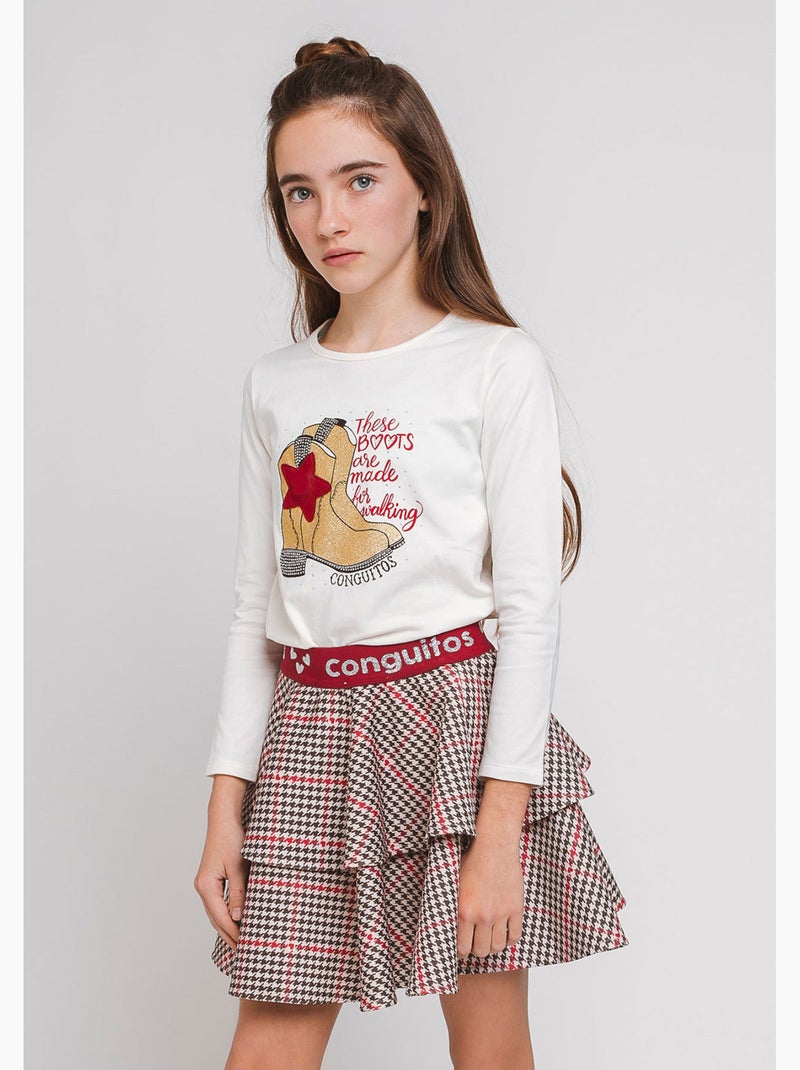 Camiseta conguitos Branco - Kiabi