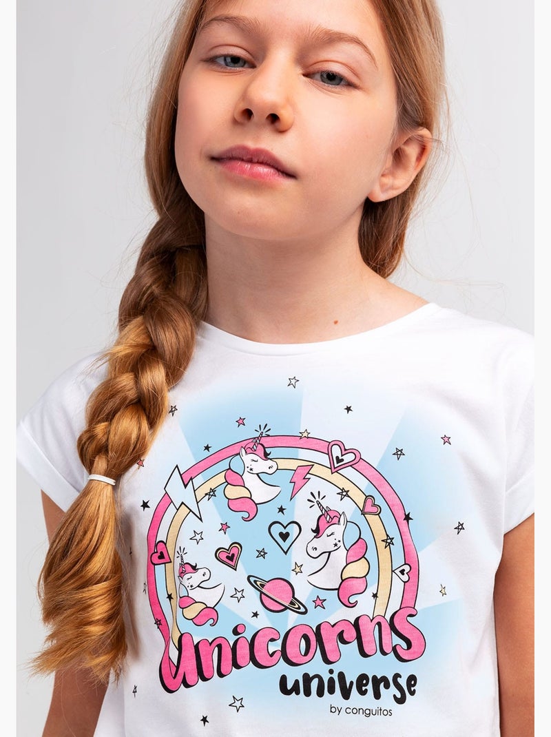 Camiseta conguitos Branco - Kiabi