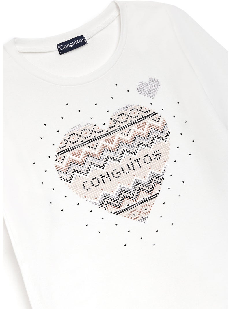 Camiseta conguitos Branco - Kiabi