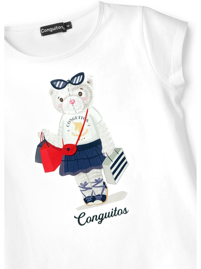 Camiseta conguitos Branco - Kiabi