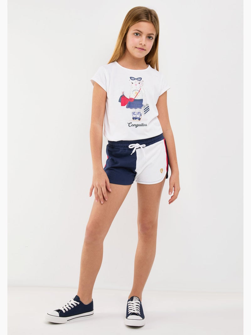 Camiseta conguitos Branco - Kiabi