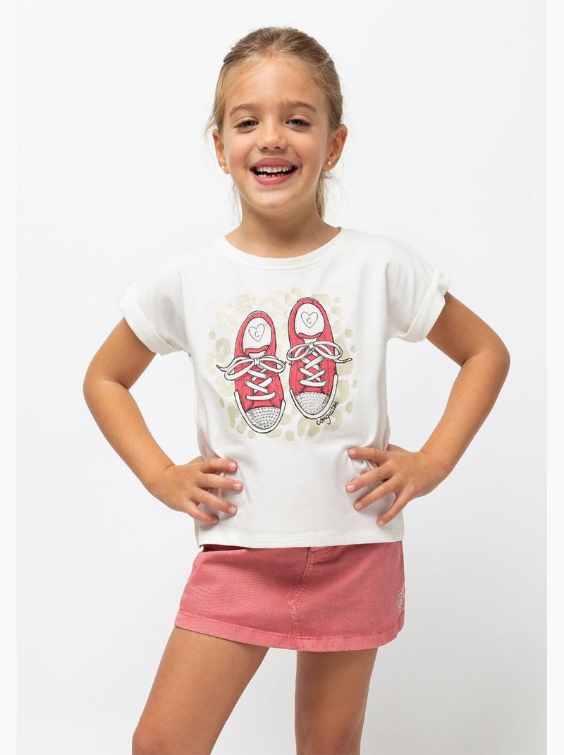 Camiseta conguitos Branco - Kiabi