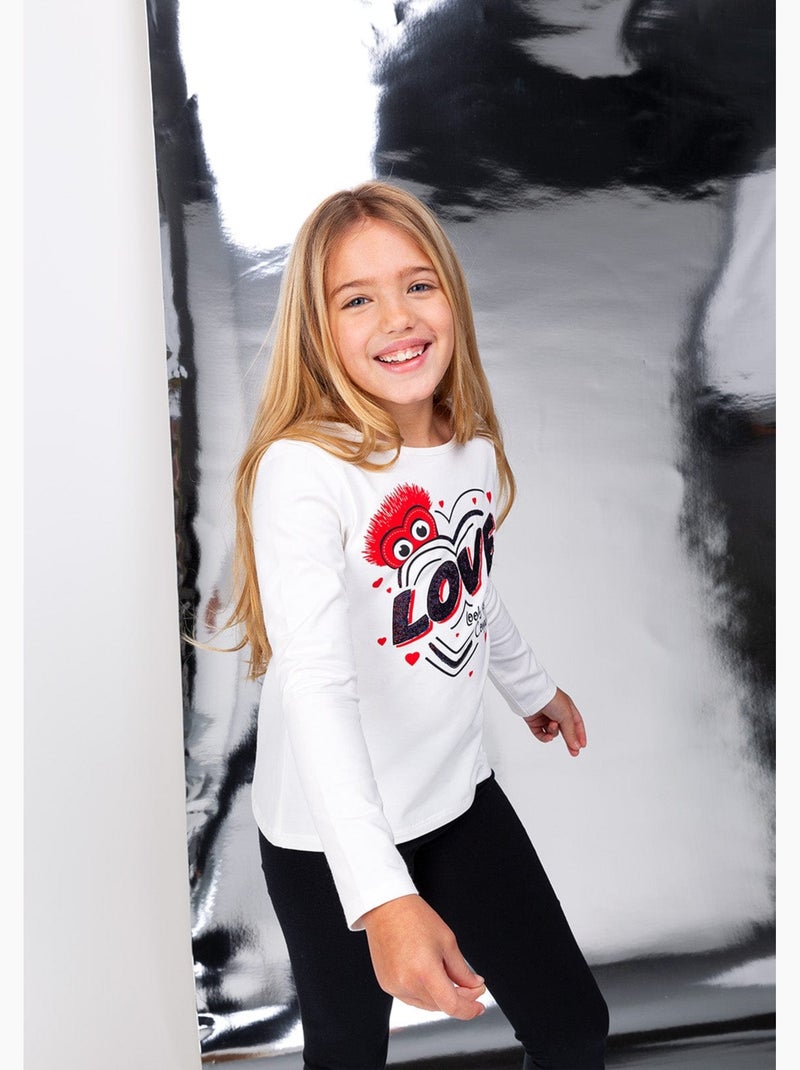 Camiseta conguitos Branco - Kiabi