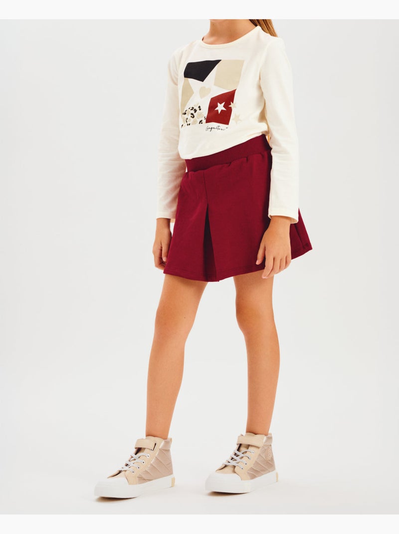 Camiseta conguitos estampado estrella Branco - Kiabi