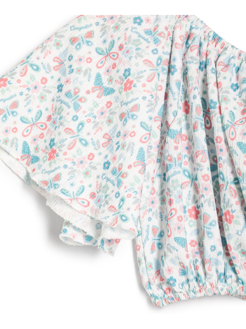 Camiseta conguitos manga hombro Multicolorido - Kiabi