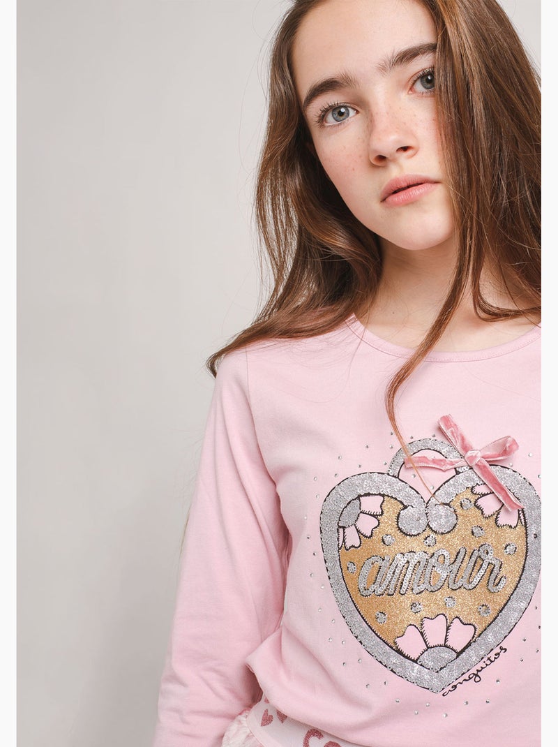 Camiseta conguitos Rosa - Kiabi