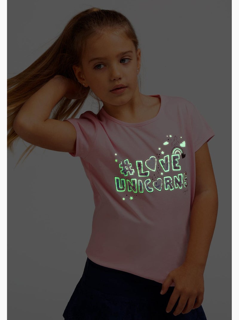 Camiseta conguitos Rosa - Kiabi