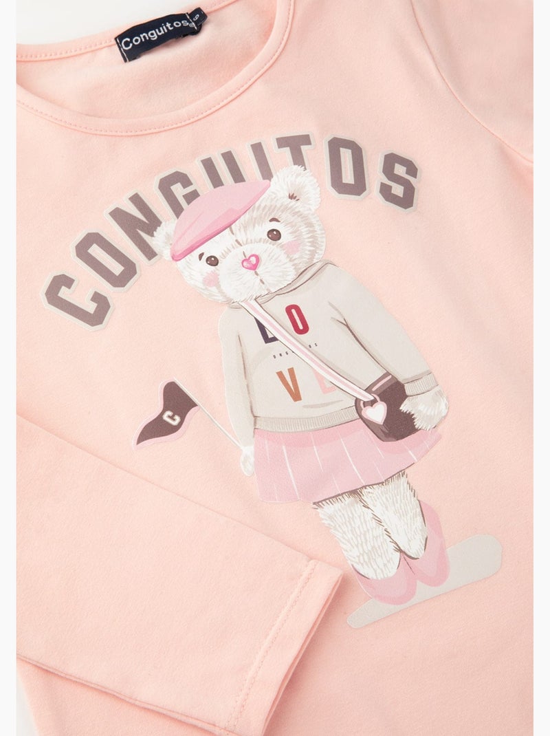 Camiseta conguitos Rosa - Kiabi