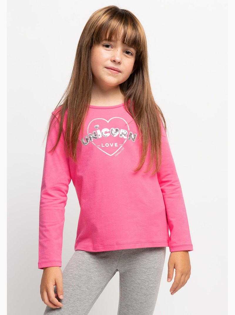 Camiseta conguitos Rosa - Kiabi