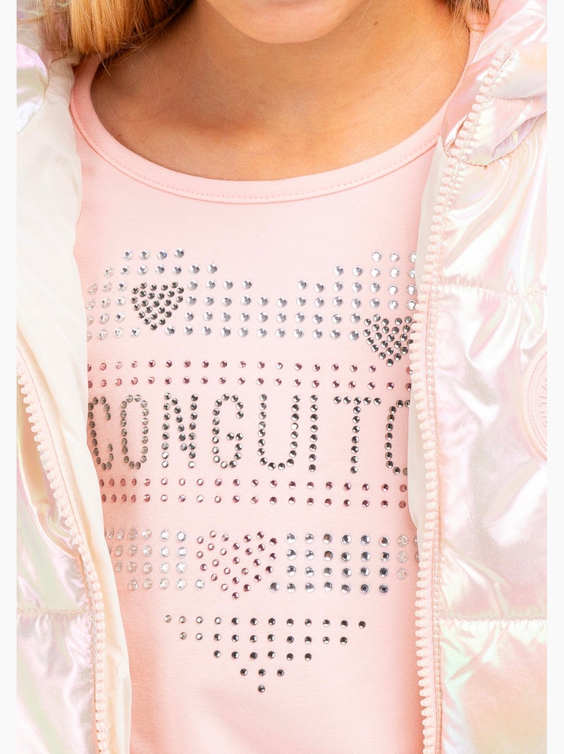 Camiseta conguitos Rosa - Kiabi