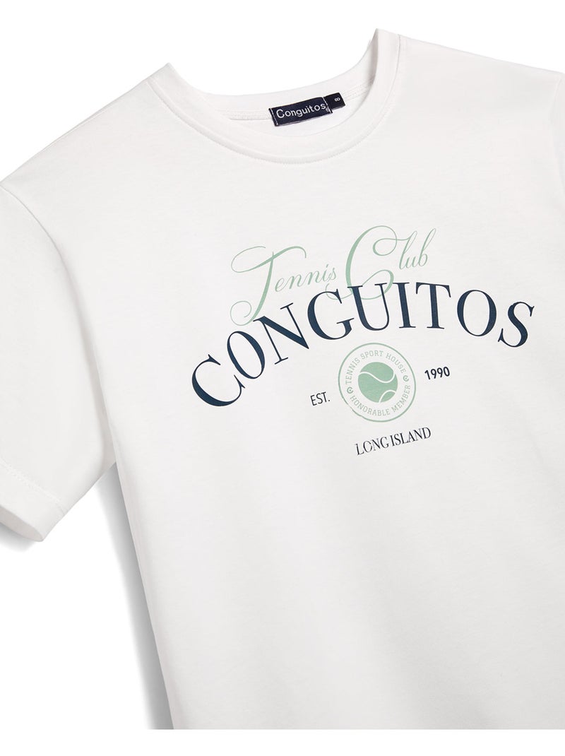 Camiseta conguitos tenis Branco - Kiabi
