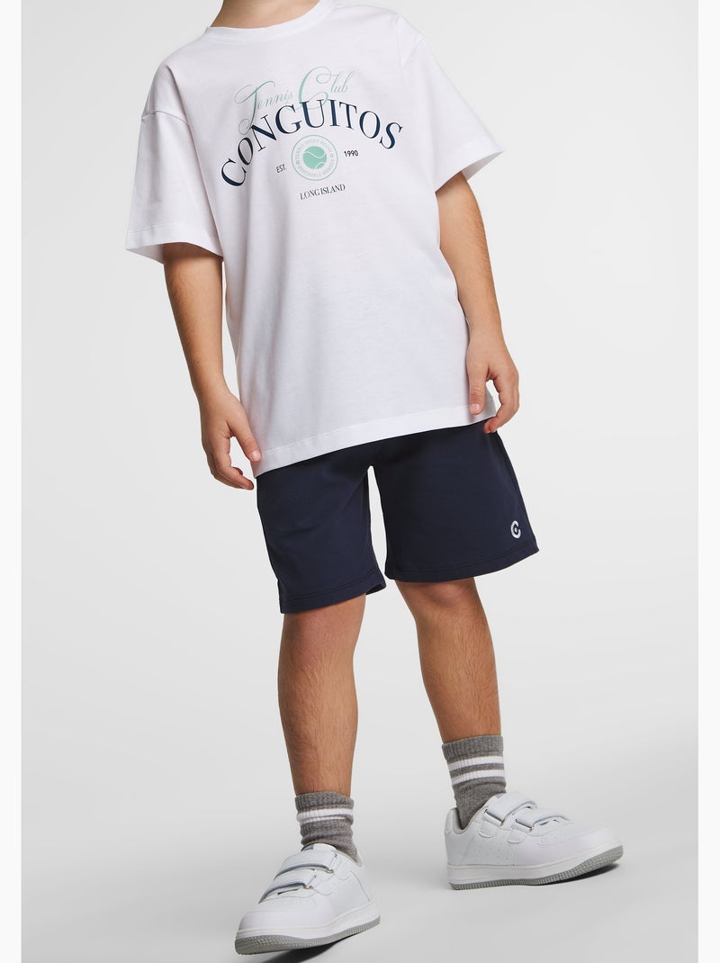 Camiseta conguitos tenis Branco - Kiabi